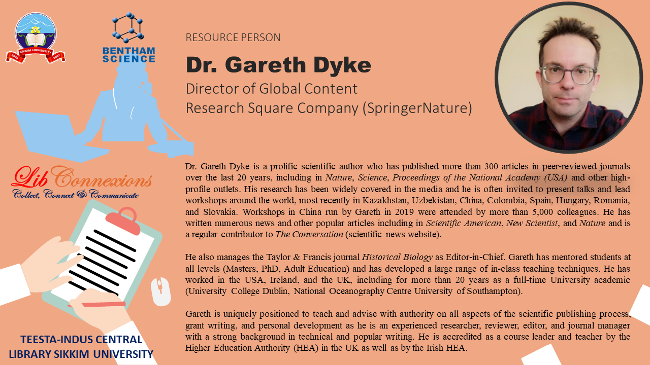 Dr. Gareth Dyke Introduction